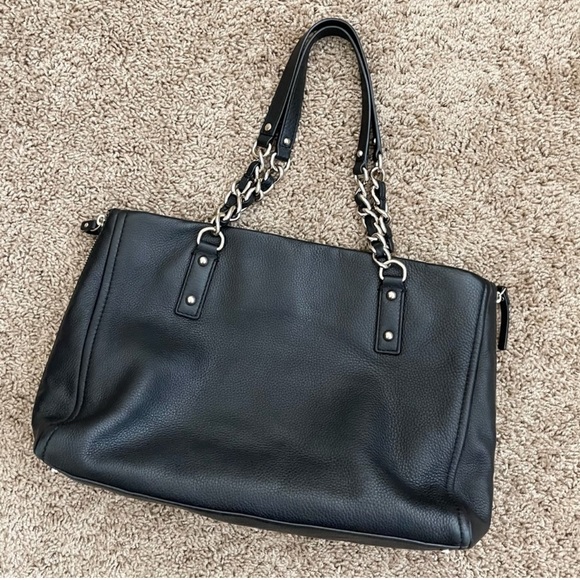 KATE SPADE black leather tote bag - Picture 7 of 14